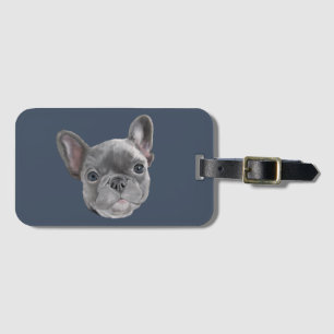 Fransk Bulldog Puppy Bagagebricka