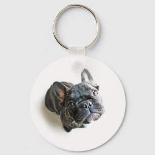 Fransk Bulldog Puppy Nyckelring