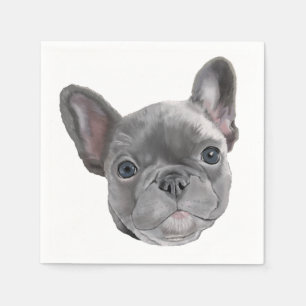 Fransk Bulldog Puppy Pappersservett