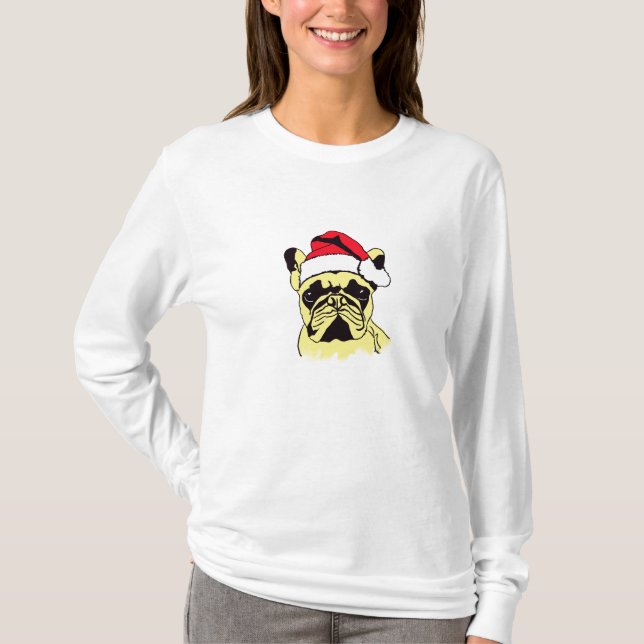 Fransk Bulldog Puppy T-Shirt (Framsida)
