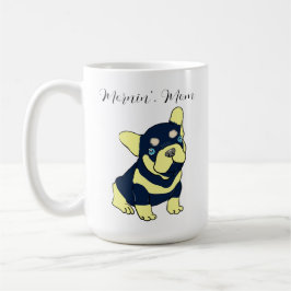 Fransk Bulldog Puppy Tecknad Kaffemugg