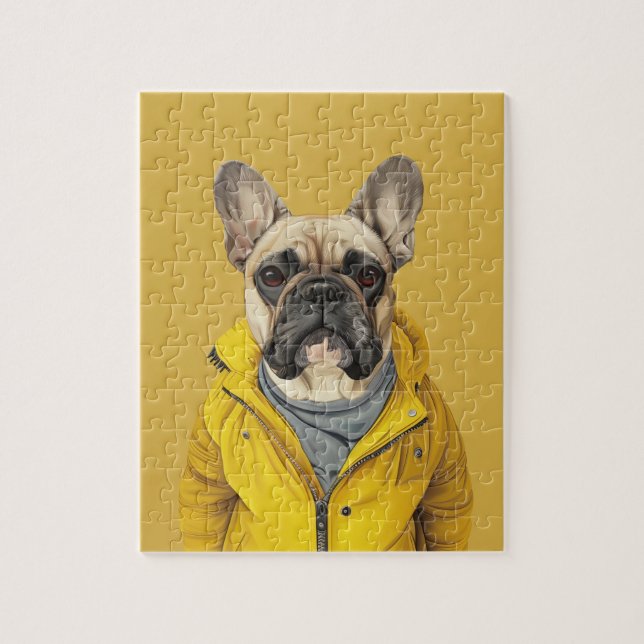 Fransk Bulldog-pussel Pussel (Vertikal)