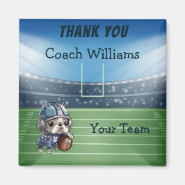 Fransk bulldog Quarterback än du coach Magnet