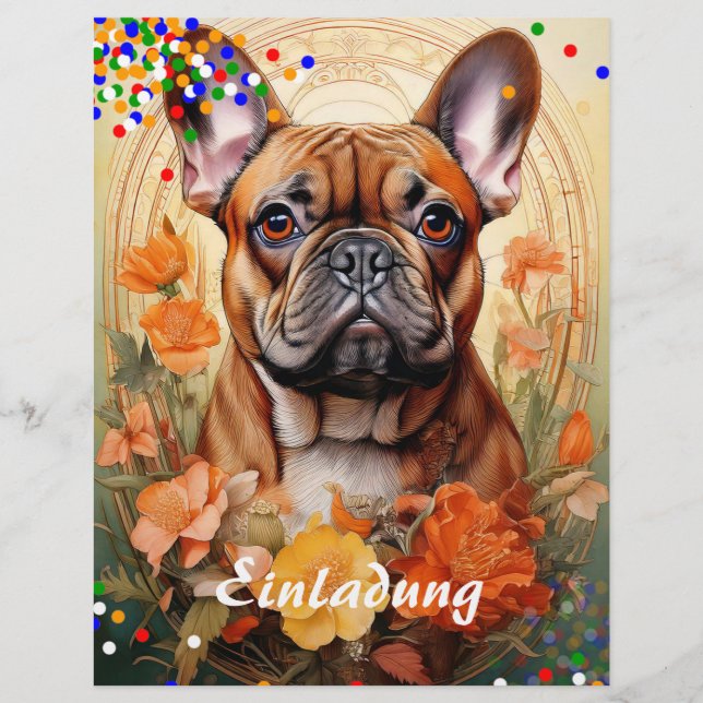 Fransk Bulldog  Reklamblad (Framsidan)