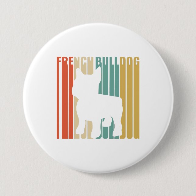 Fransk Bulldog Retro 1970-talets gåva till Mamma H Knapp (Framsida)