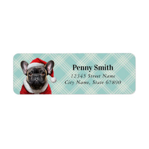 Fransk Bulldog-Returetiketter Returadress Etikett