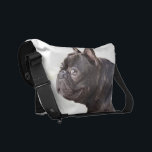 Fransk Bulldog Rickshaw Kurir Väska<br><div class="desc">lägga till text eller ladda upp en egen bild</div>