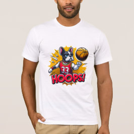 FRANSK BULLDOG-RINGAR 5 T SHIRT