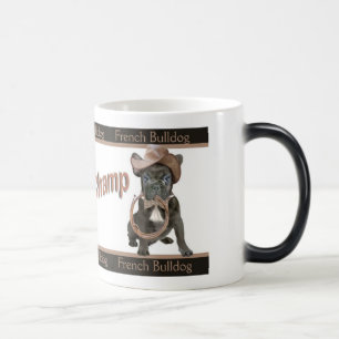 Fransk Bulldog Rodeo Champ Magisk Mugg