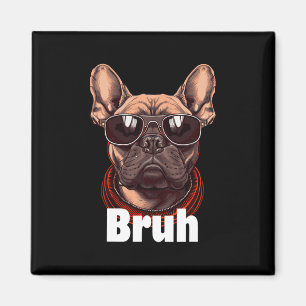 Fransk Bulldog Roligt Frenchie Hund älskare Magnet