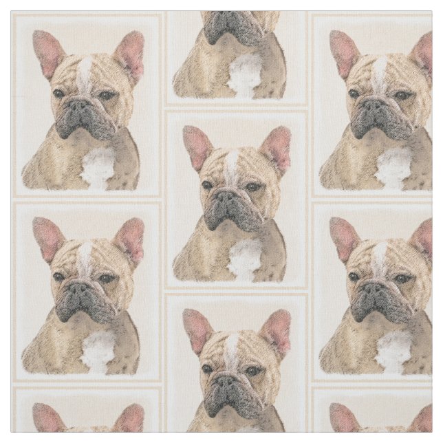 Fransk Bulldog (Sable) - Cute Original Do Tyg (Provkarta)