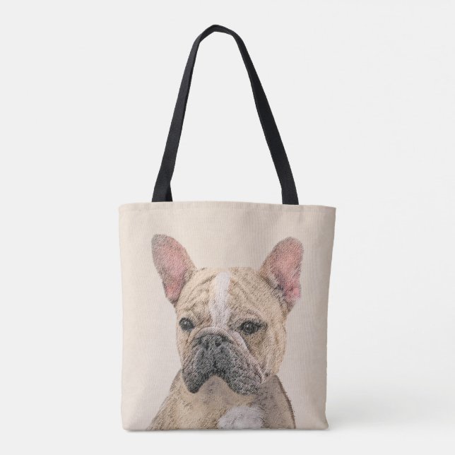 Fransk Bulldog (Sable) - Cute Original Do Tygkasse (Baksida)