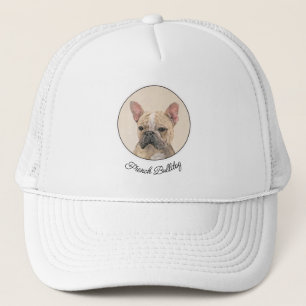 Fransk Bulldog (Sable) Målning - Söt Original Do Keps