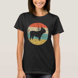 Fransk Bulldog Shirt - Retro Fransk Bulldog Hund T Shirt