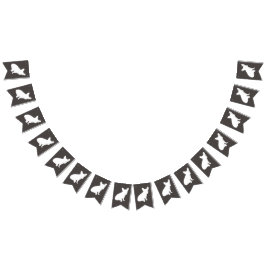 Fransk Bulldog Silhouette Party Vimplar