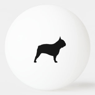 Fransk Bulldog Silhouette Pingisboll