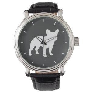 Fransk Bulldog Silhuett Armbandsur