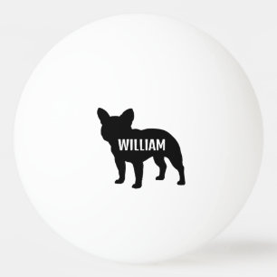 Fransk Bulldog Siluett Pingisboll