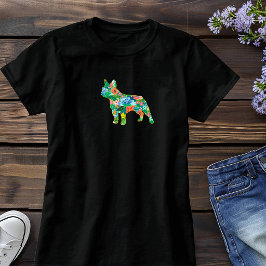 Fransk Bulldog Siluett T Shirt