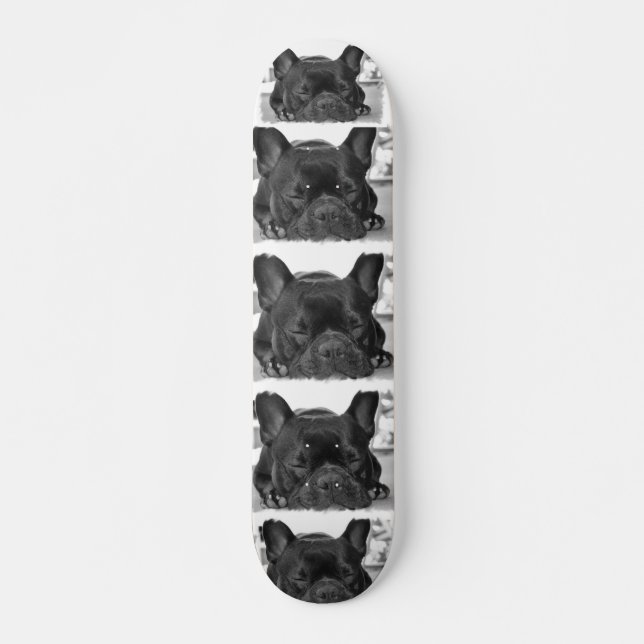 Fransk Bulldog Skateboard (Framsida)