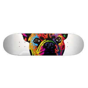 Fransk Bulldog Skateboard Bräda 20 Cm