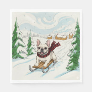 Fransk Bulldog Sledding, Servetter