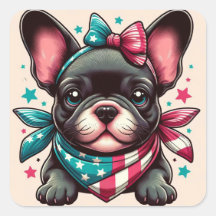 Fransk Bulldog Sticker