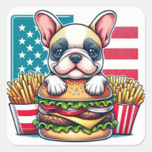 Fransk Bulldog Sticker