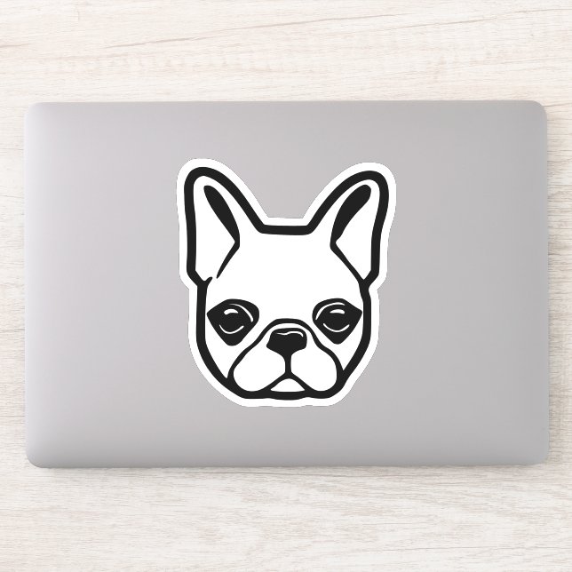 Fransk Bulldog Sticker Klistermärken (Dator)