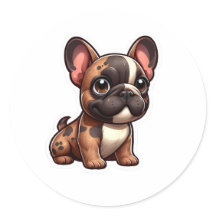 Fransk Bulldog Sticker