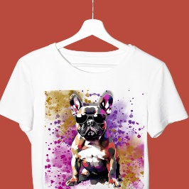 Fransk Bulldog Streetwear T Shirt