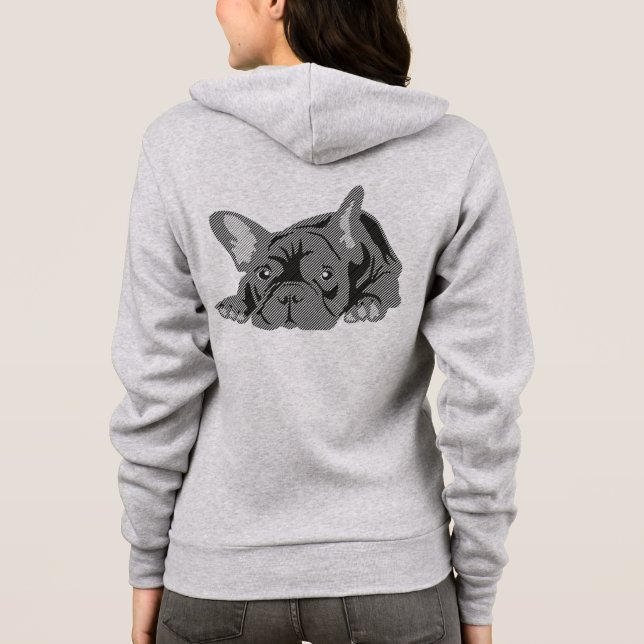 Fransk Bulldog T-shirt (Baksida)