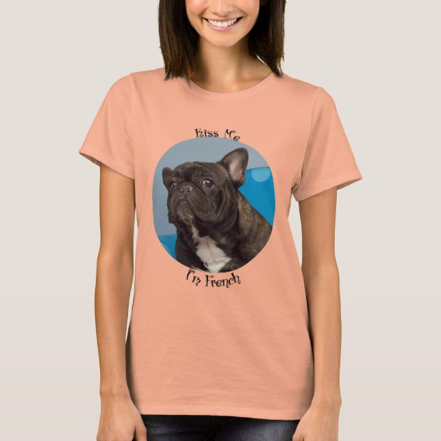 Fransk Bulldog T-Shirt (Framsida)