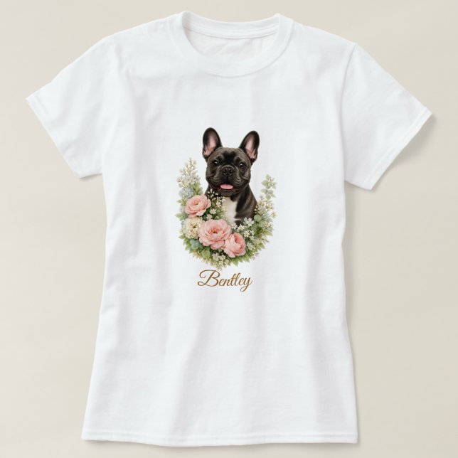 Fransk Bulldog T Shirt (Design framsida)