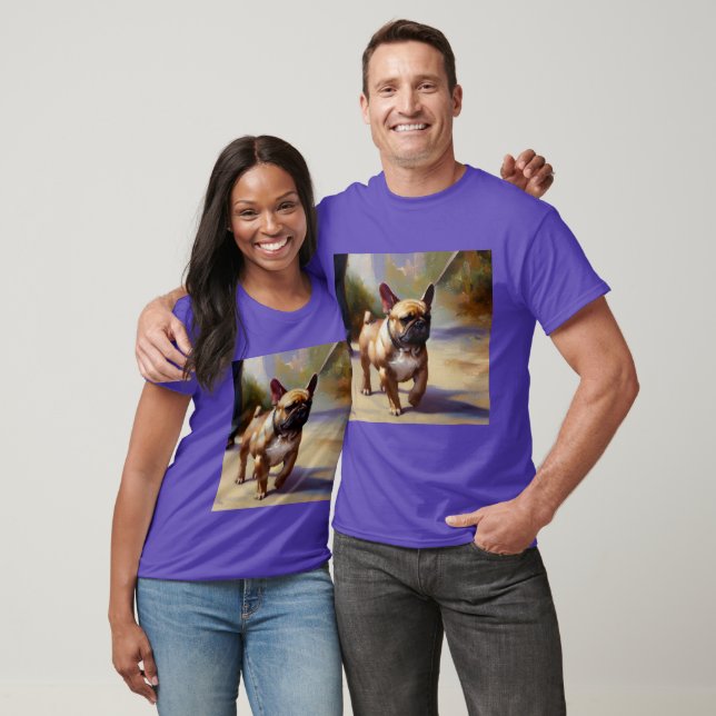 Fransk Bulldog T Shirt (Unisex)