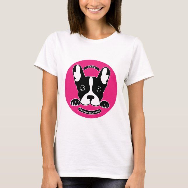 Fransk Bulldog T Shirt (Framsida)