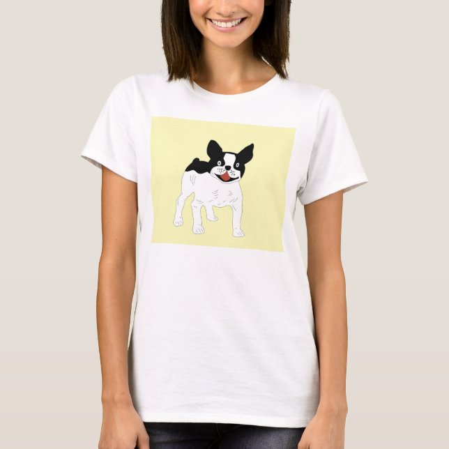 FRANSK BULLDOG T-Shirt (Framsida)