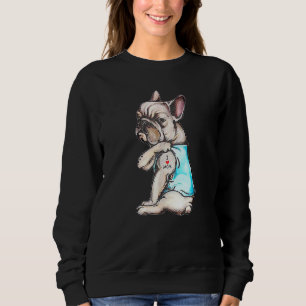 Fransk Bulldog Tattoo I Kärlek Mamma Hund Mors dag T Shirt