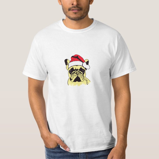 Fransk Bulldog-Tecknaden T-Shirt (Framsida)