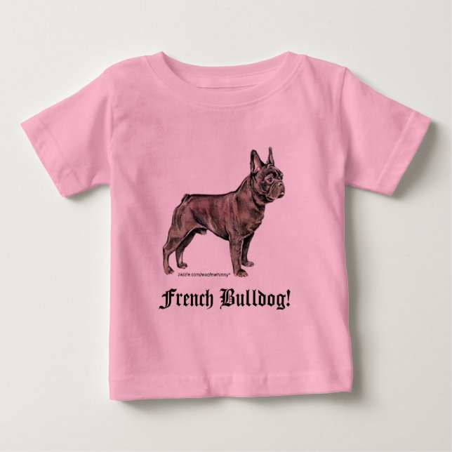 Fransk Bulldog! Tee Shirt (Framsida)