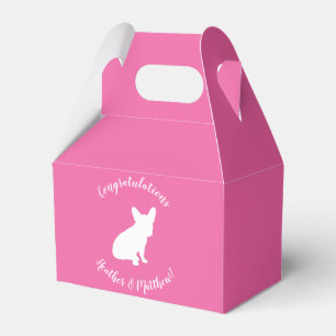 Fransk Bulldog-Temaparty - Babykläder Rosa Presentaskar