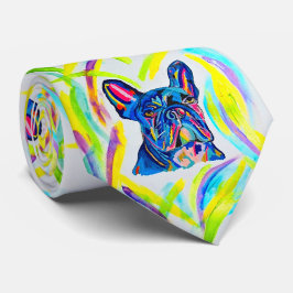 Fransk Bulldog Tie Slips