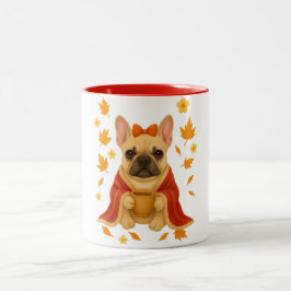 Fransk Bulldog Toalettrullar Rolig Fransk Bulldog  Två-Tonad Mugg