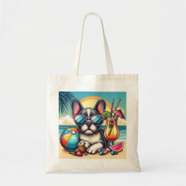 Fransk Bulldog Tote Bag Tygkasse