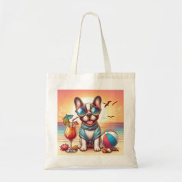 Fransk Bulldog Tote Bag Tygkasse