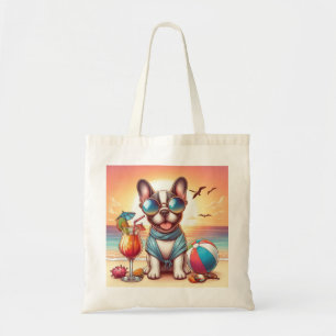 Fransk Bulldog Tote Bag Tygkasse