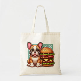 Fransk Bulldog Tote Bag Tygkasse