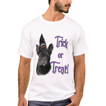 Fransk Bulldog Trick eller Treat T-Shirt