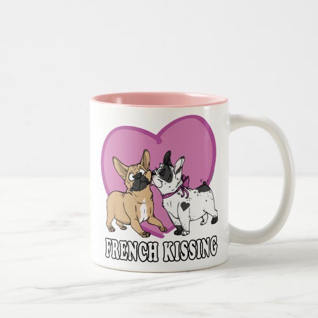 Fransk (Bulldog) Två-Tonad Mugg (Höger)