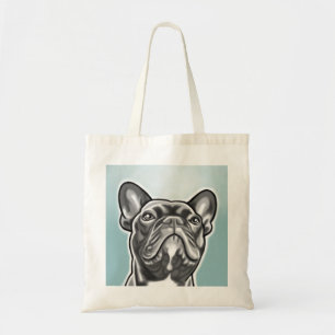 Fransk bulldog tygkasse